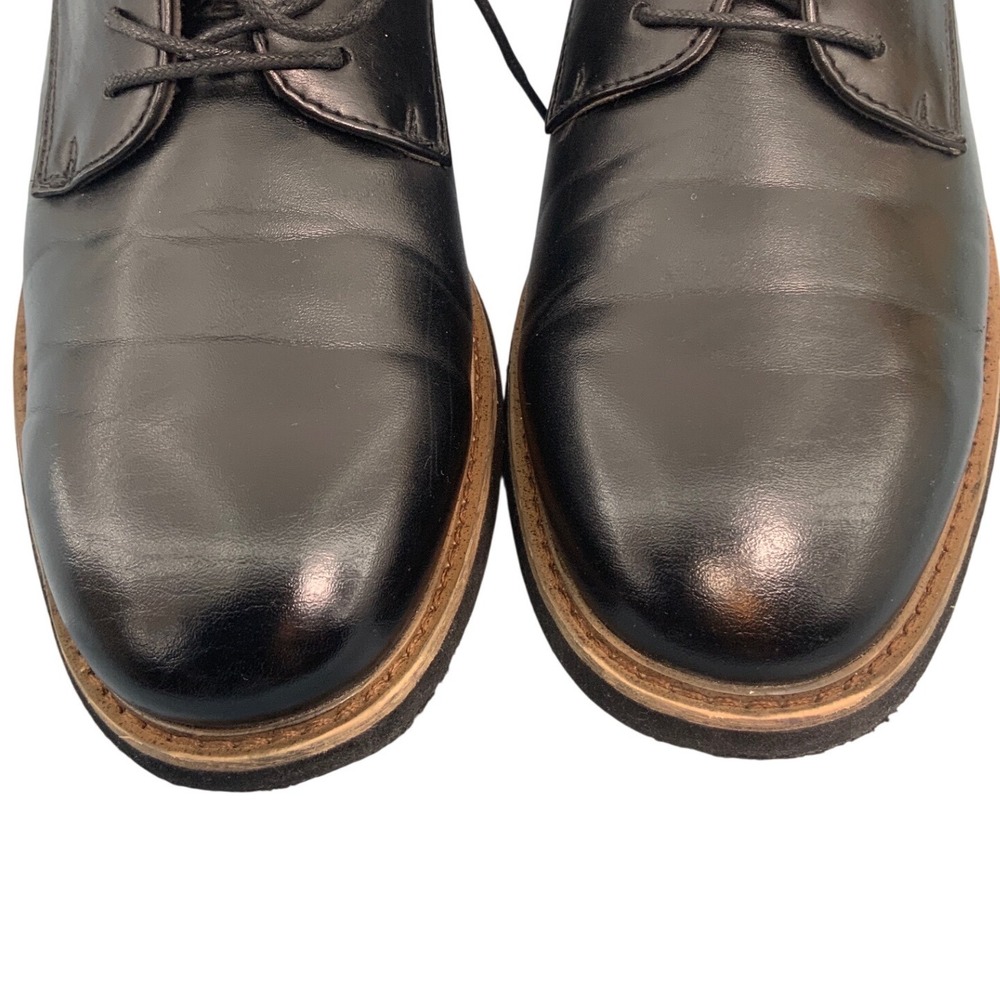 Deer Stags Denny Mens Black Simulated Leather Plain Toe Oxford Shoes Size 6.5 M - Picture 7 of 8